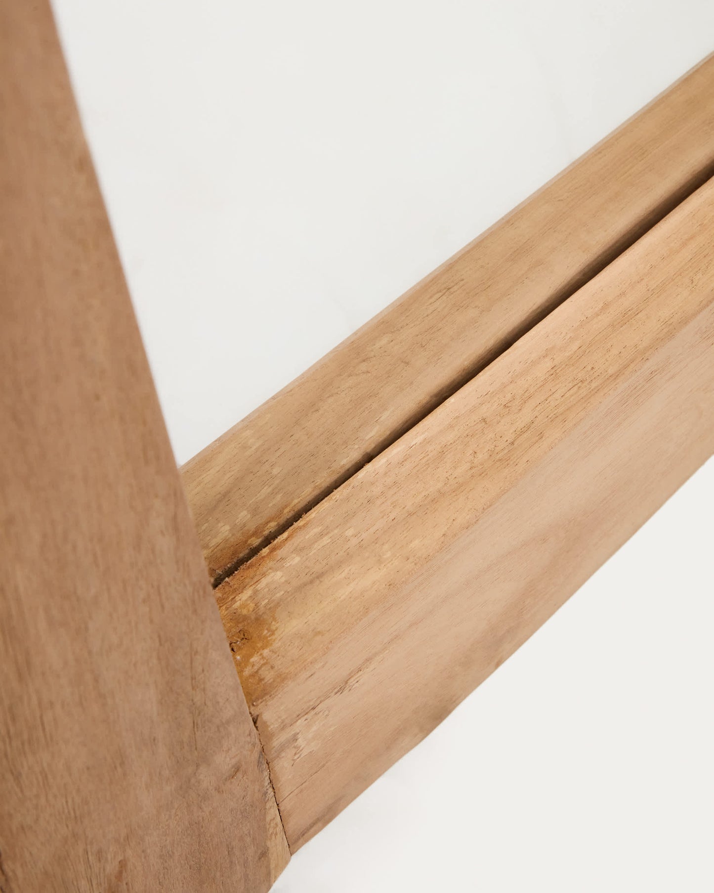 Specchio Maden di legno con finitura naturale 50 x 120 cm