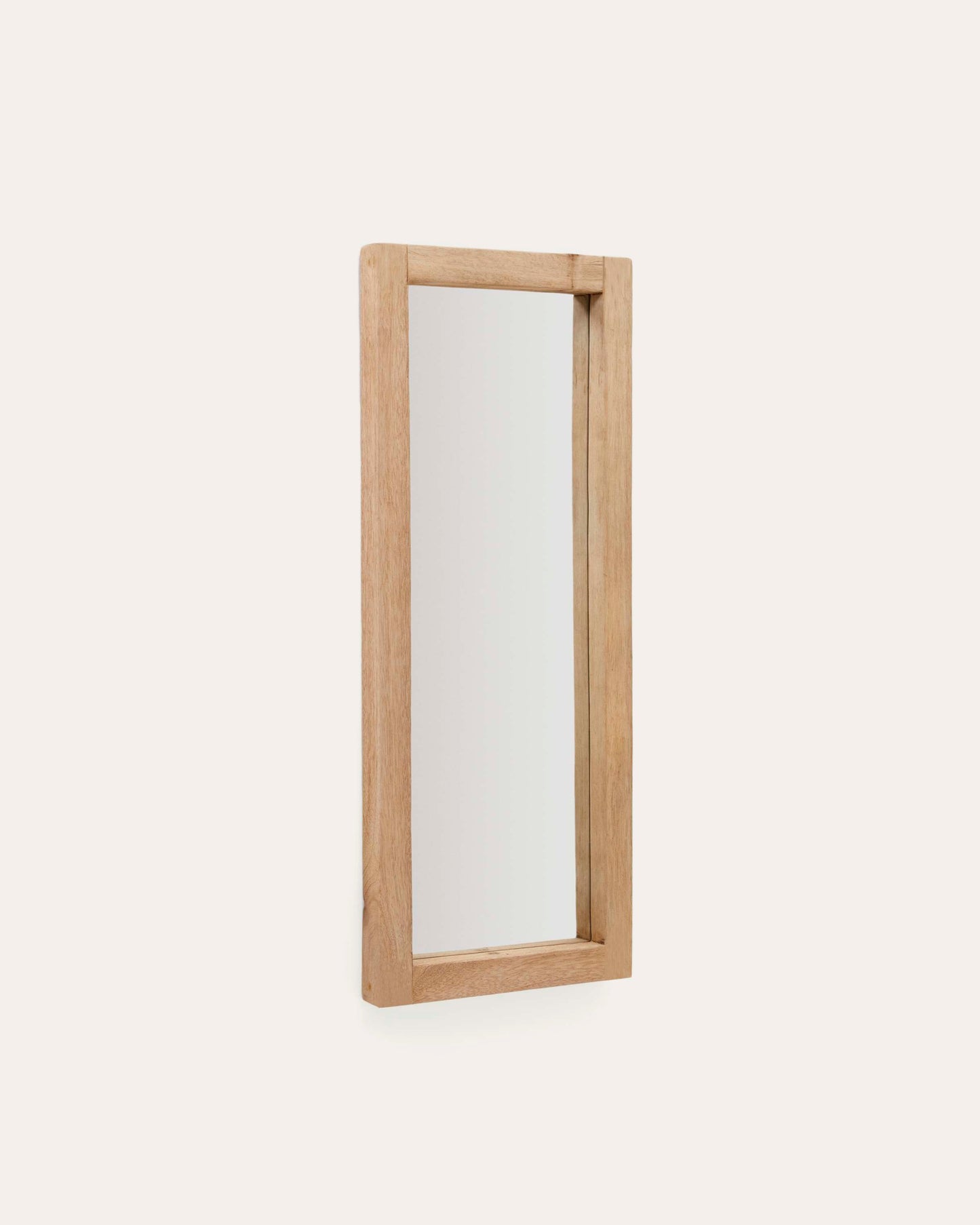 Specchio Maden di legno con finitura naturale 50 x 120 cm