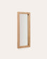 Specchio Maden di legno con finitura naturale 50 x 120 cm