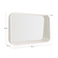 Specchio Salaya in legno compensato di frassino con finitura laccata beige 90 x 60 cm