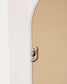 Specchio Salaya in legno compensato di frassino con finitura laccata beige 90 x 60 cm