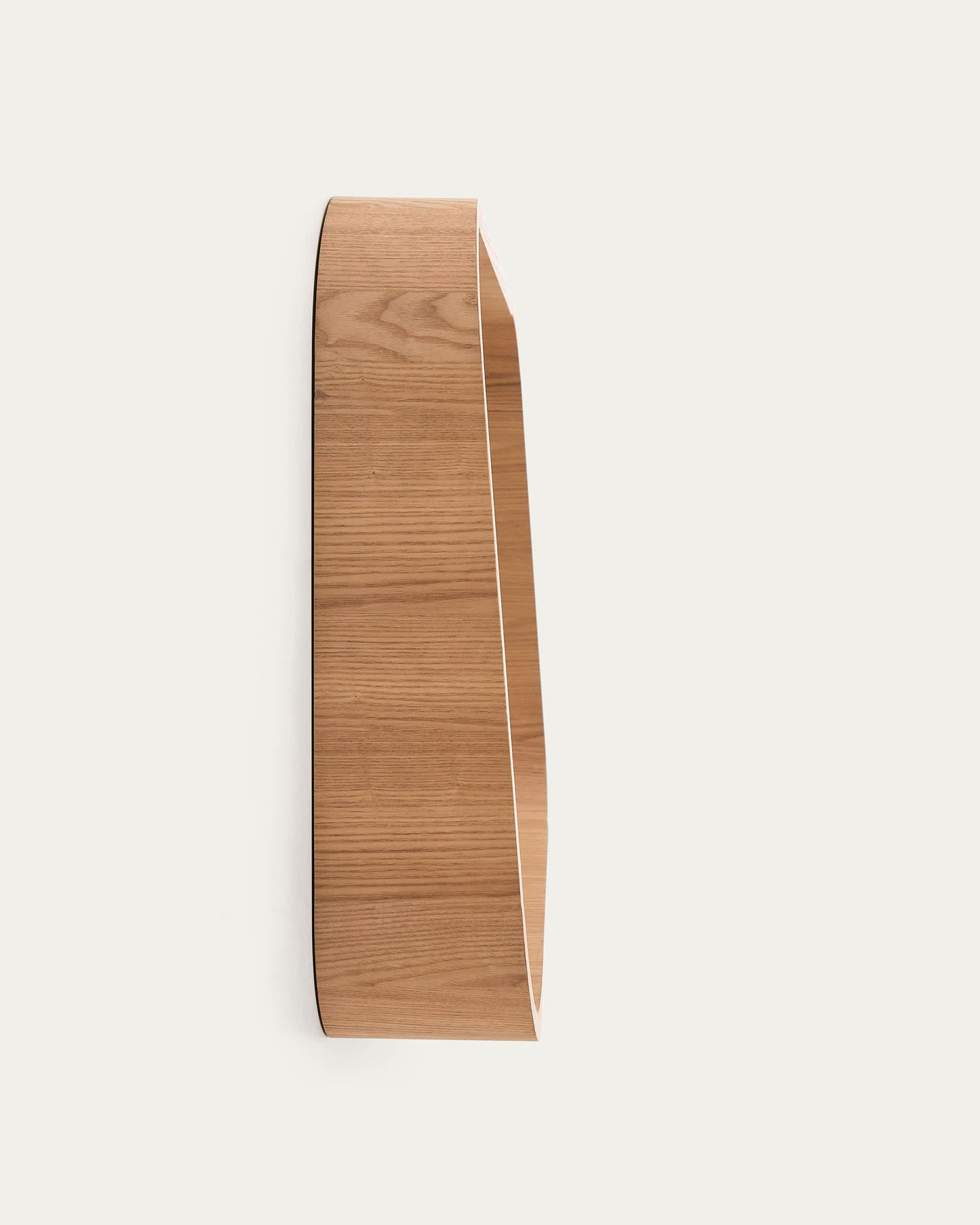 Specchio Salaya in legno compensato di frassino con finitura naturale 90 x 60 cm