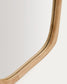 Specchio Alura in legno di teak 158 x 61 cm