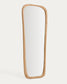 Specchio Alura in legno di teak 158 x 61 cm