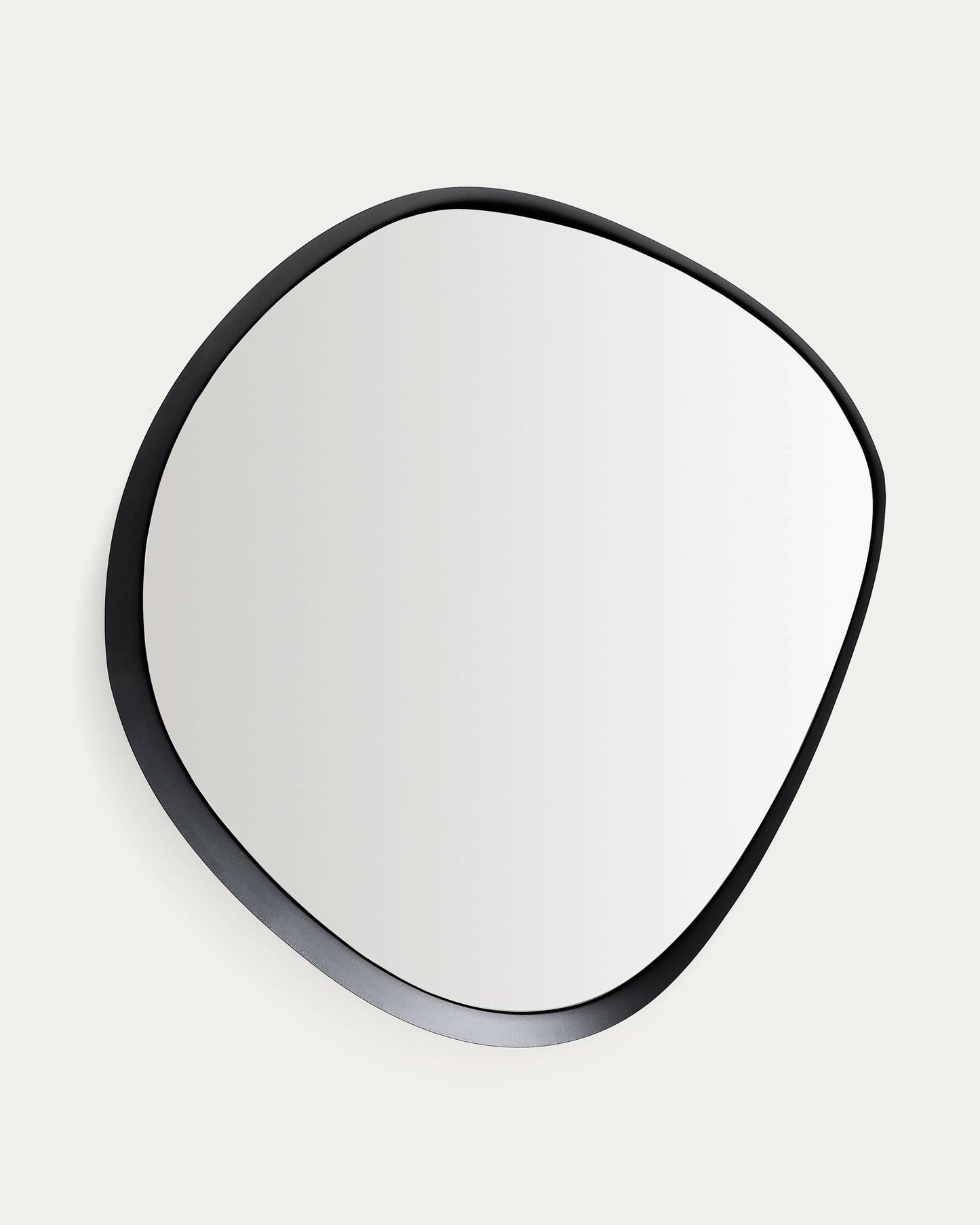 Specchio Tebel in metallo nero 85 x 93,5 cm