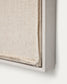 Quadro Maha bianco con linea orizzontale 82 x 102 cm