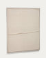 Quadro Maha bianco con linea orizzontale 82 x 102 cm