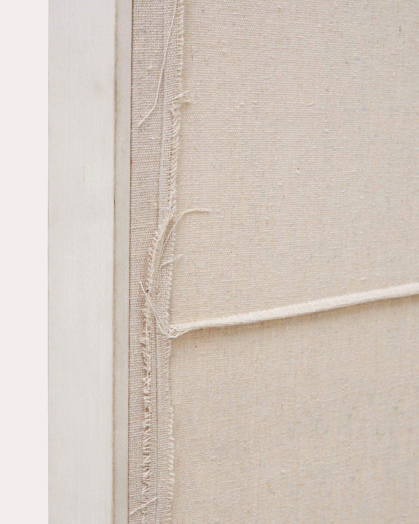 Quadro Maha bianco con linea orizzontale 110 x 220 cm