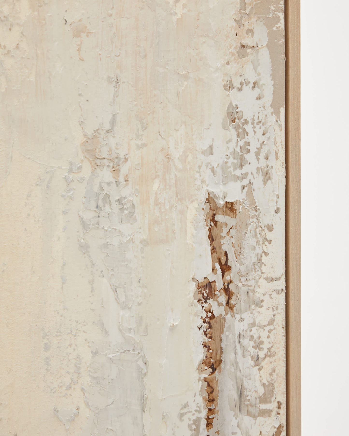 Quadro astratto Silpa beige chiaro 200 x 120 cm