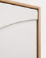 Quadro Sefri bianco con forme geometriche circolari 60 x 90 cm