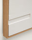 Quadro Sefri bianco con forme geometriche circolari 60 x 90 cm