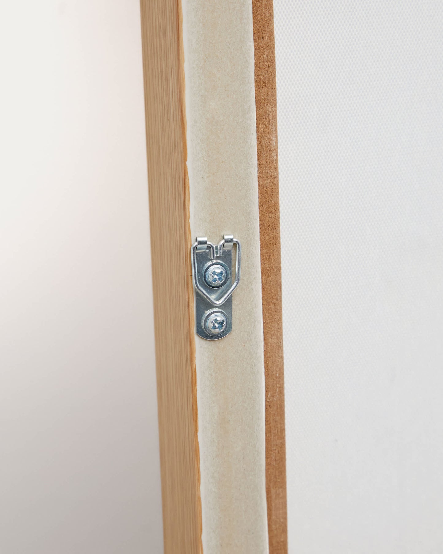 Quadro Sefri bianco con forme geometriche circolari 60 x 90 cm