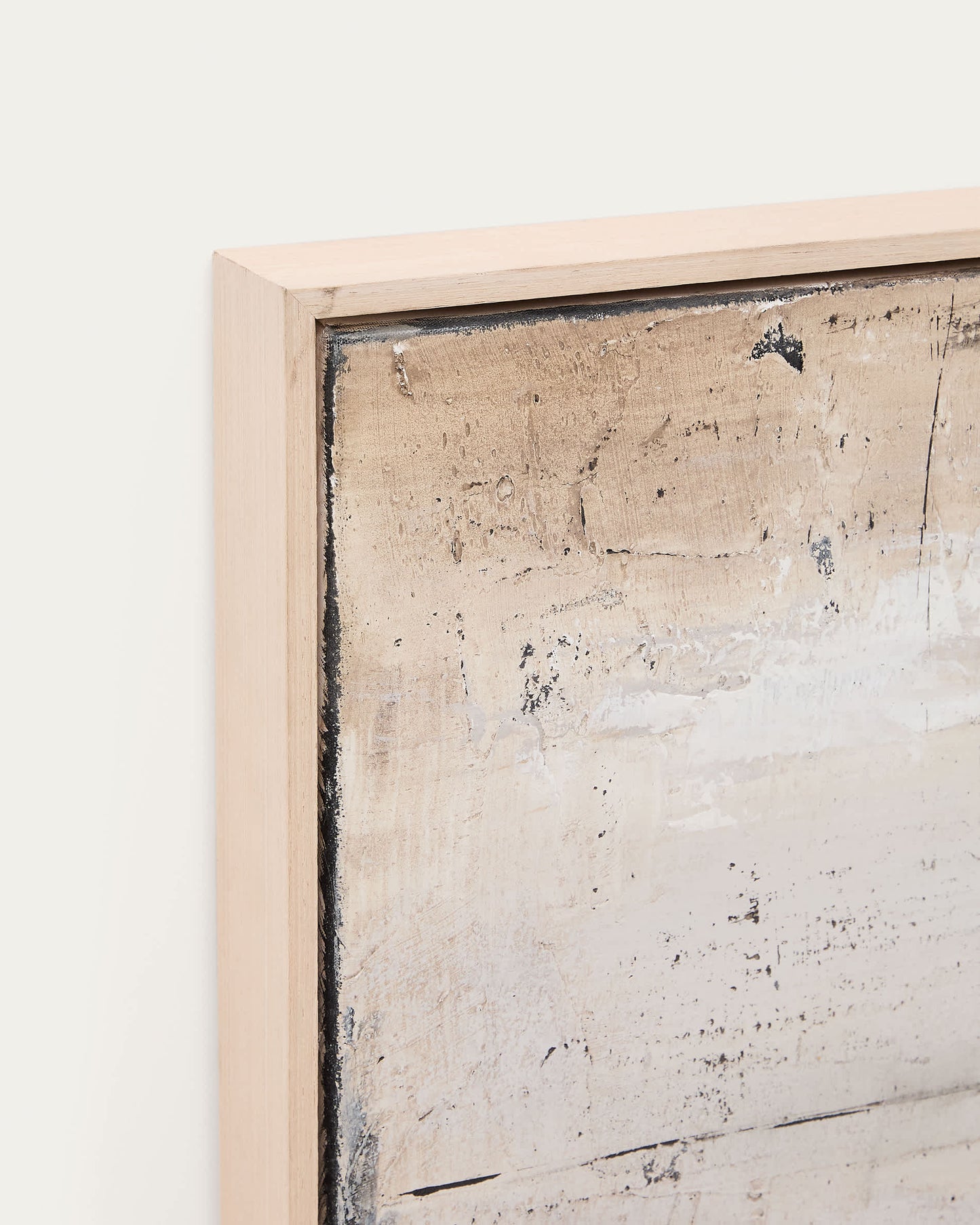Quadro astratto Seinar grigio 122 x 32 cm
