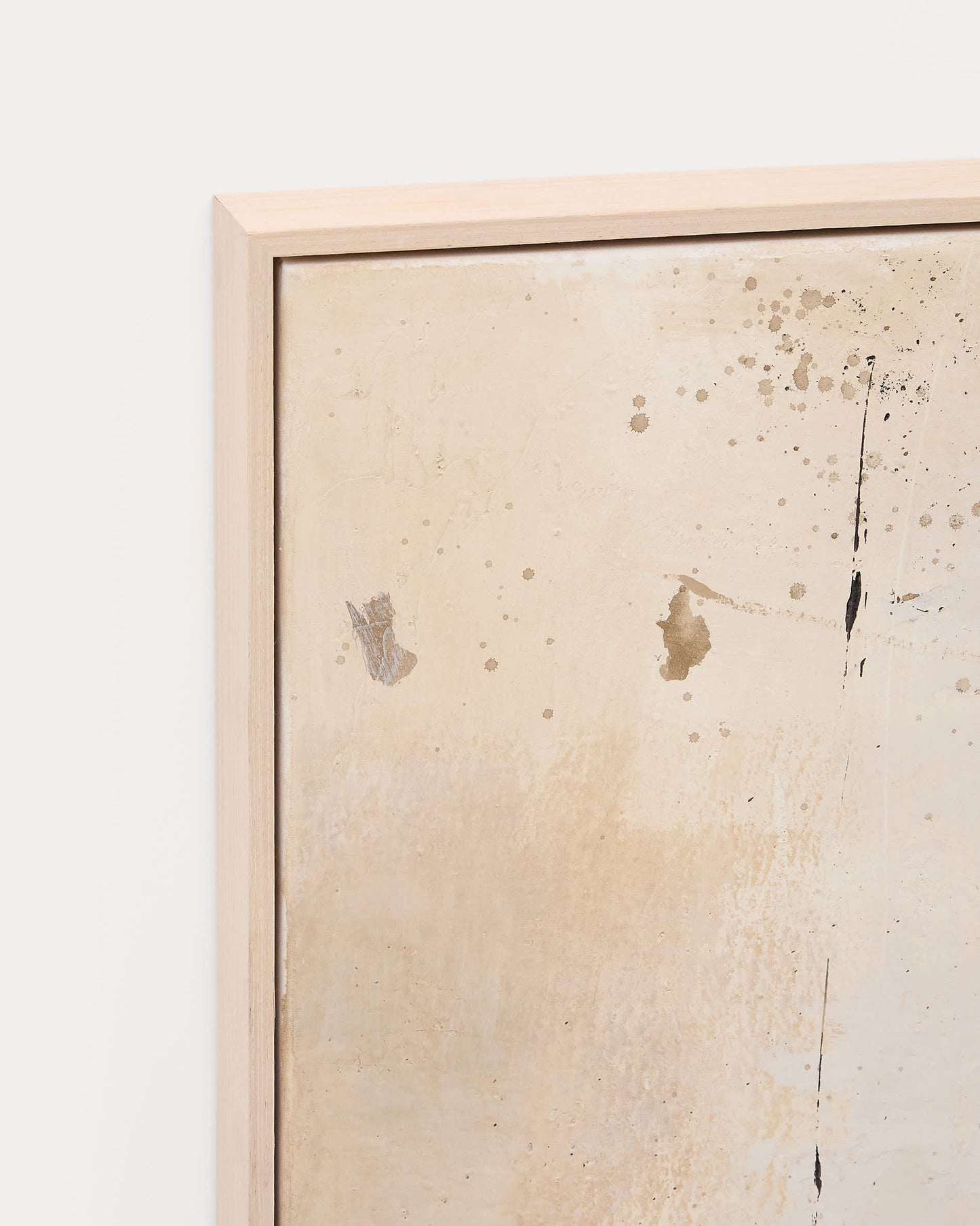 Quadro astratto Silpa beige scuro 182 x 47 cm