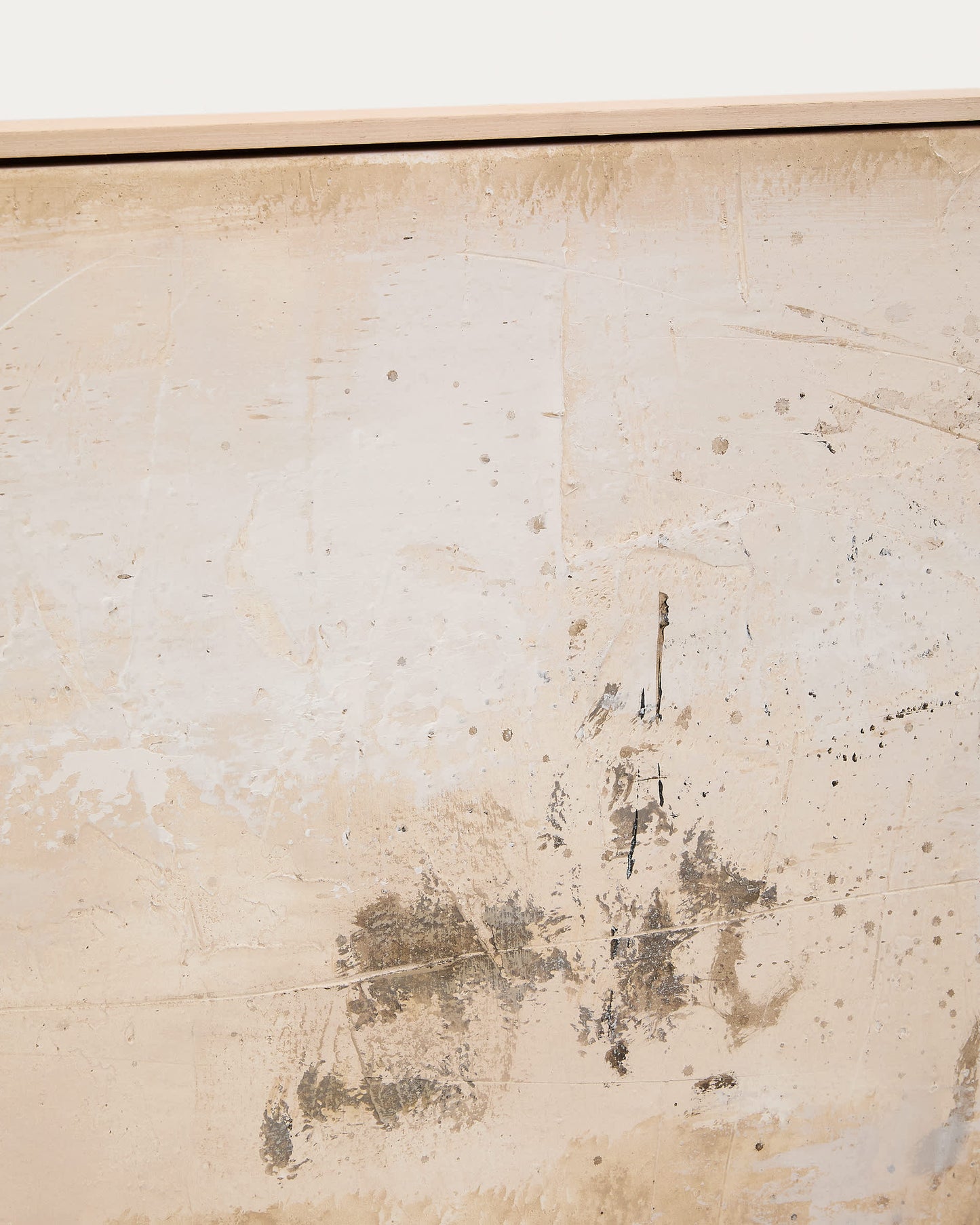 Quadro astratto Silpa beige scuro 182 x 47 cm