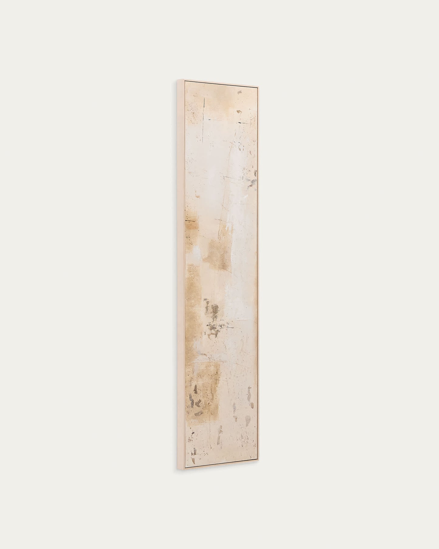 Quadro astratto Silpa beige scuro 182 x 47 cm