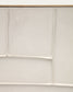 Quadro Klis di lino con forme geometriche bianco 120 x 200 cm