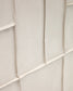 Quadro Klis di lino con forme geometriche bianco 120 x 200 cm