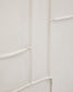 Quadro Klis di lino con forme geometriche bianco 60 x 90 cm