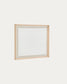 Quadro Annia di cartapesta bianco 90 x 70 cm