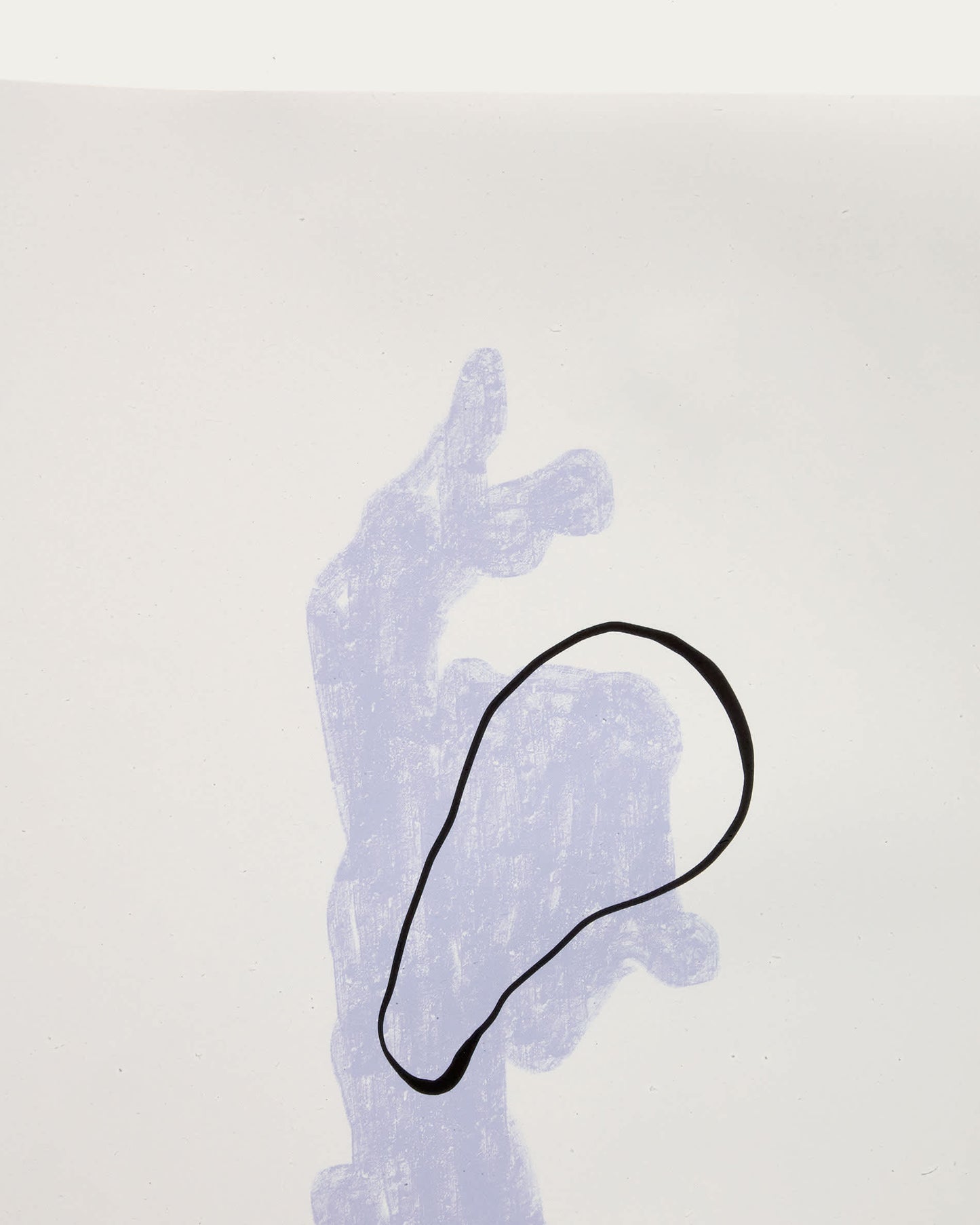 Foglio Inca di carta bianca e blu 42 x 56 cm