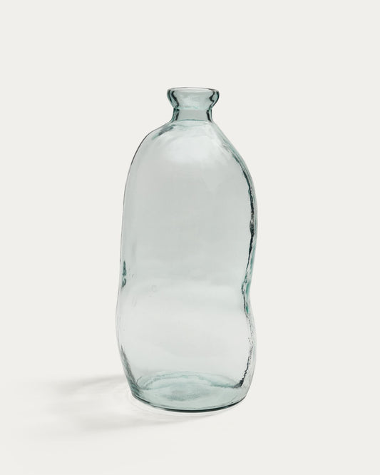 Vaso Brenna in vetro trasparente 100% riciclato 73 cm