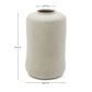 Vaso Serina in cartapesta bianca 34 cm, altezza 55 cm