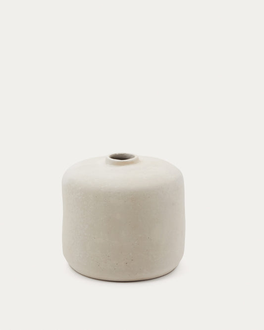 Vaso Serina in cartapesta bianca 36,5&nbsp;cm