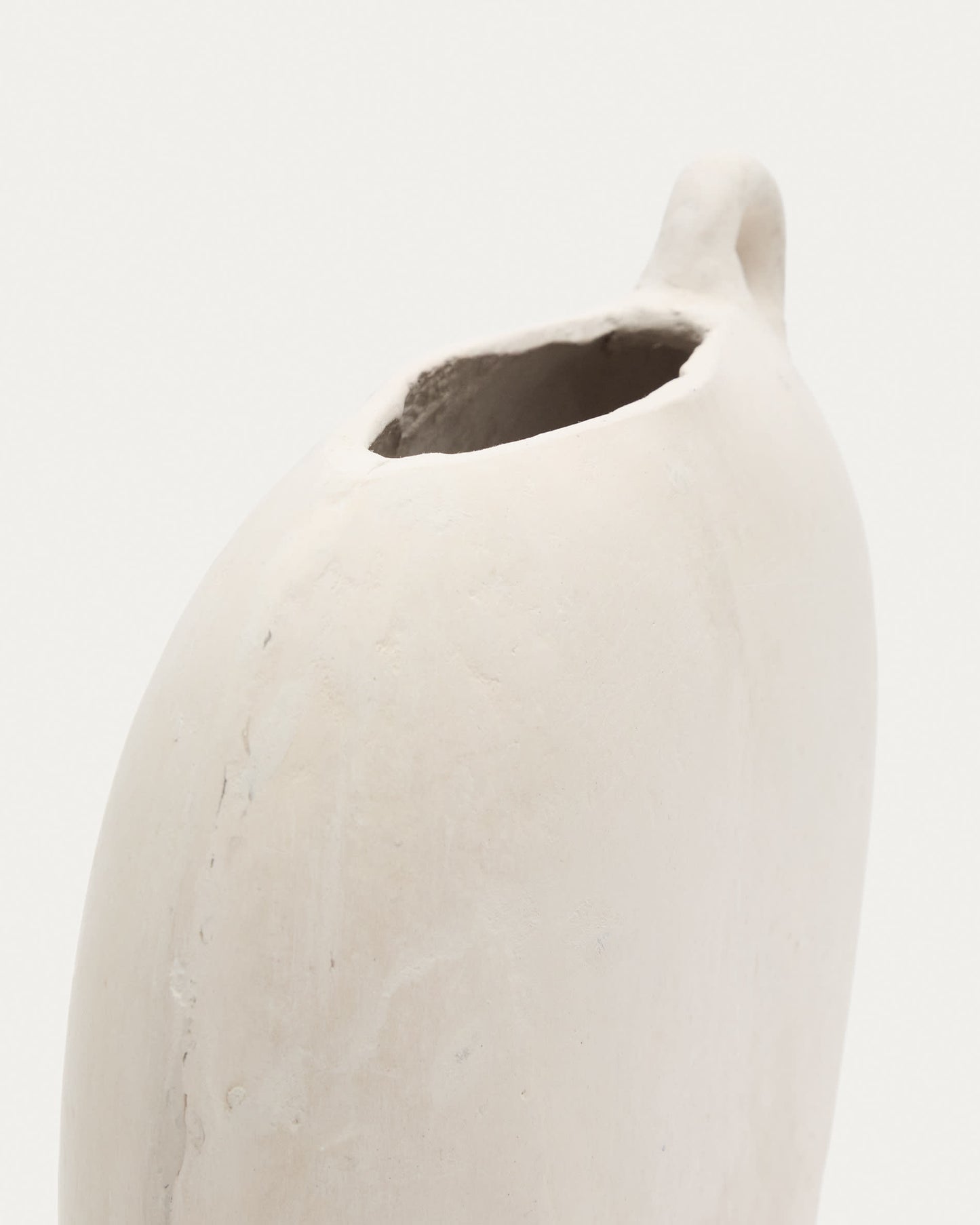 Vaso Neti di cartapesta bianca 37 cm