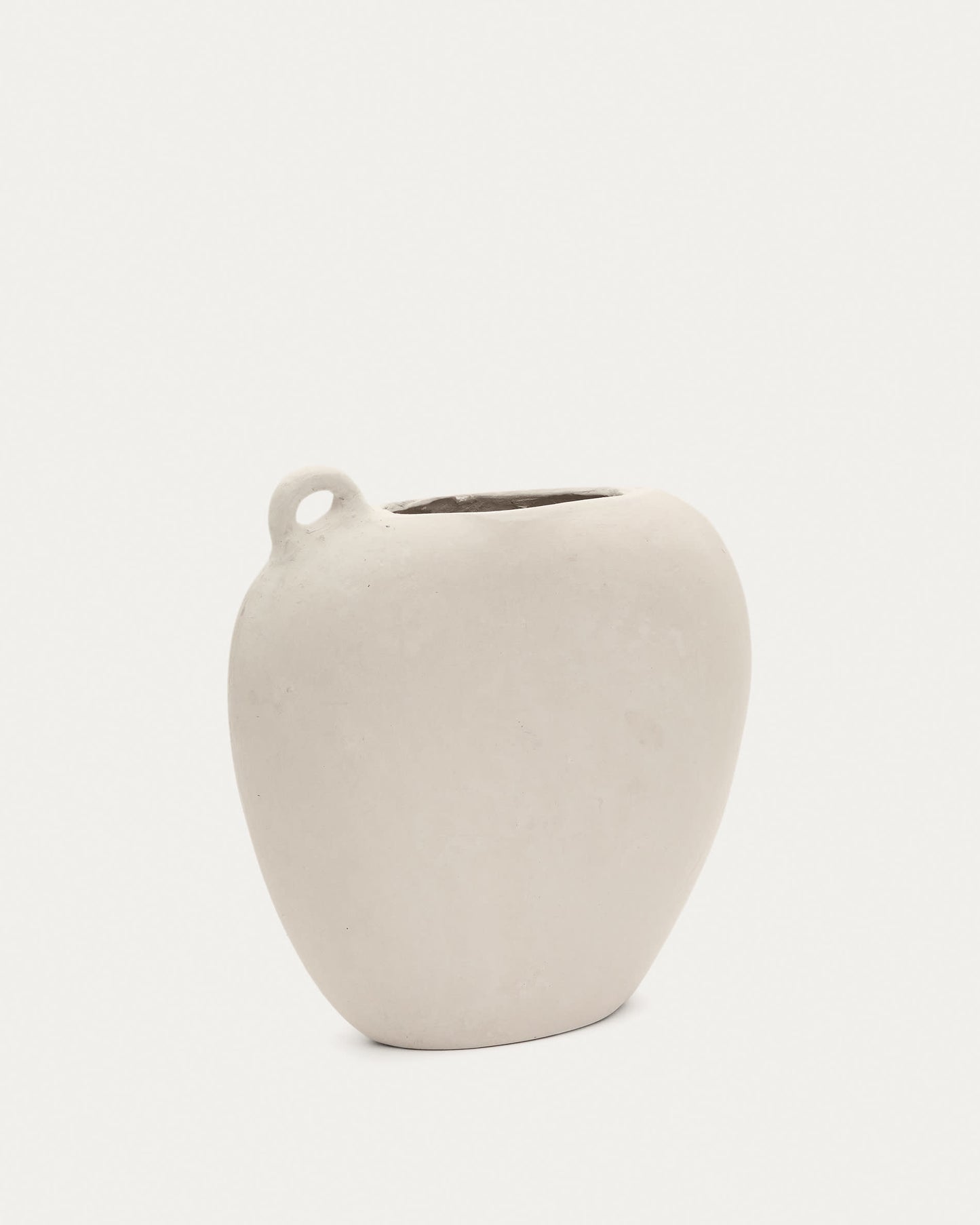 Vaso Neti di cartapesta bianca 37 cm