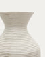 Vaso Pria di cartapesta bianca 72 cm