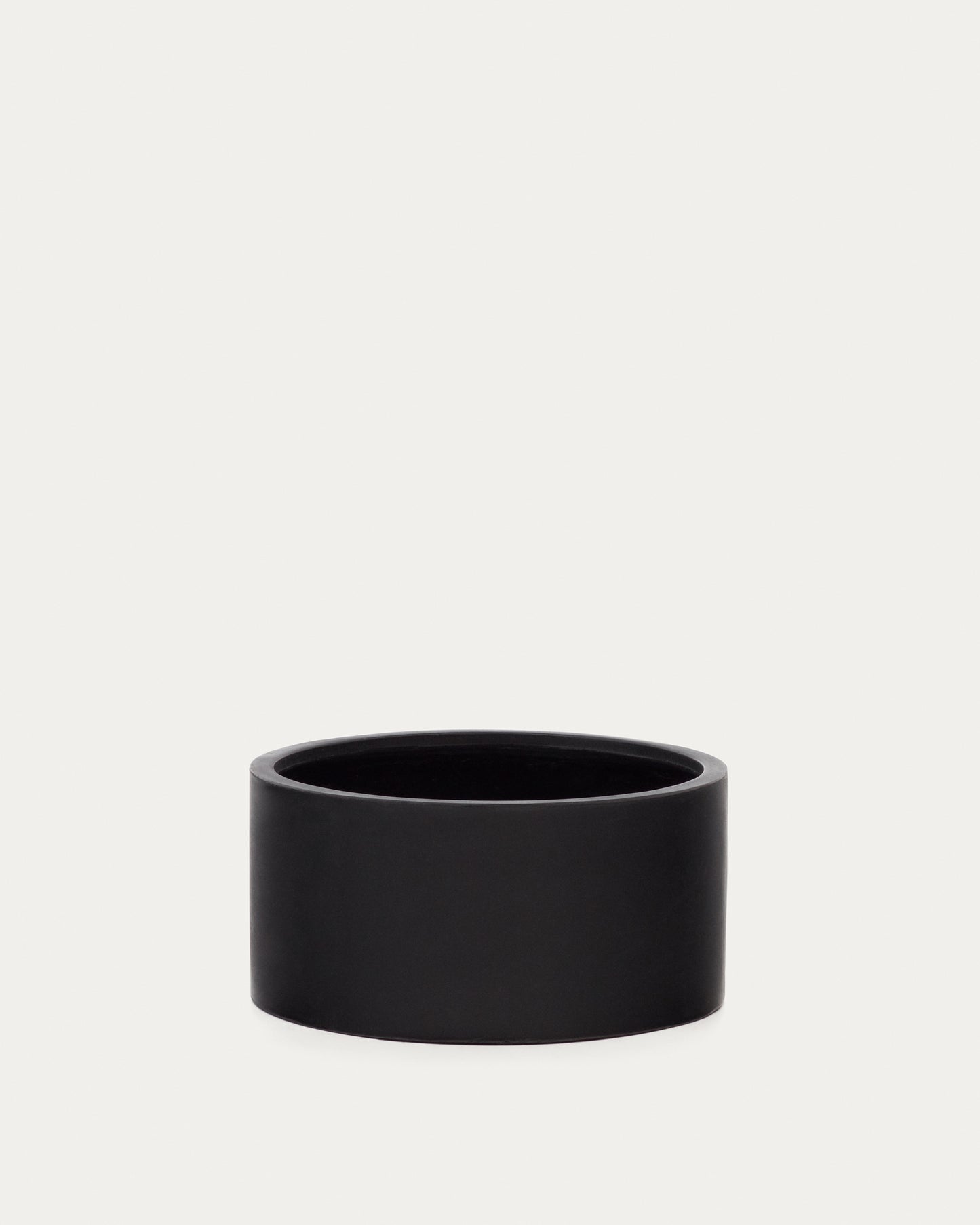 Vaso Aiguablava in cemento nero Ø 62 cm