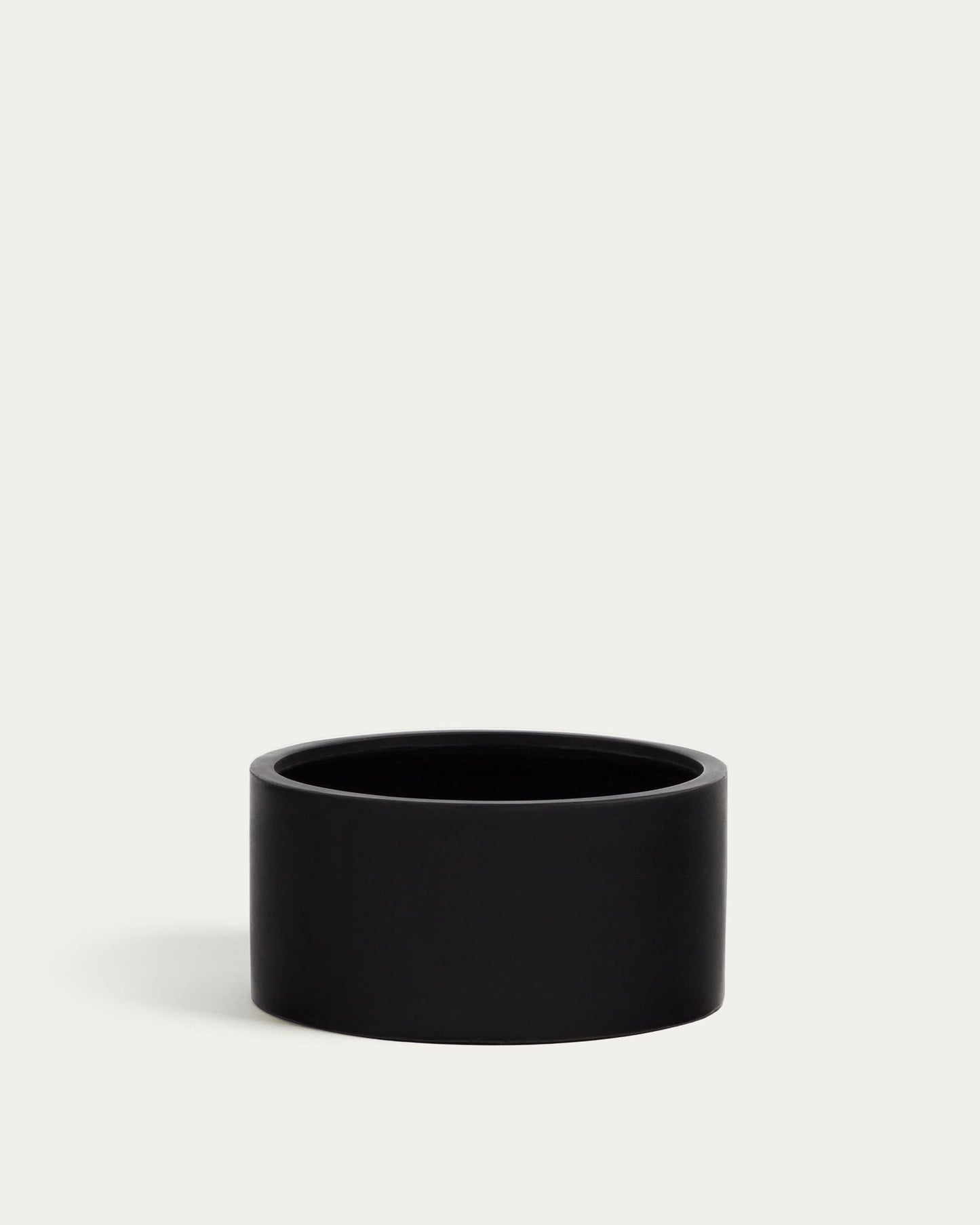 Vaso Aiguablava in cemento nero Ø 62 cm