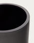 Vaso Aiguablava in cemento nero Ø 52 cm