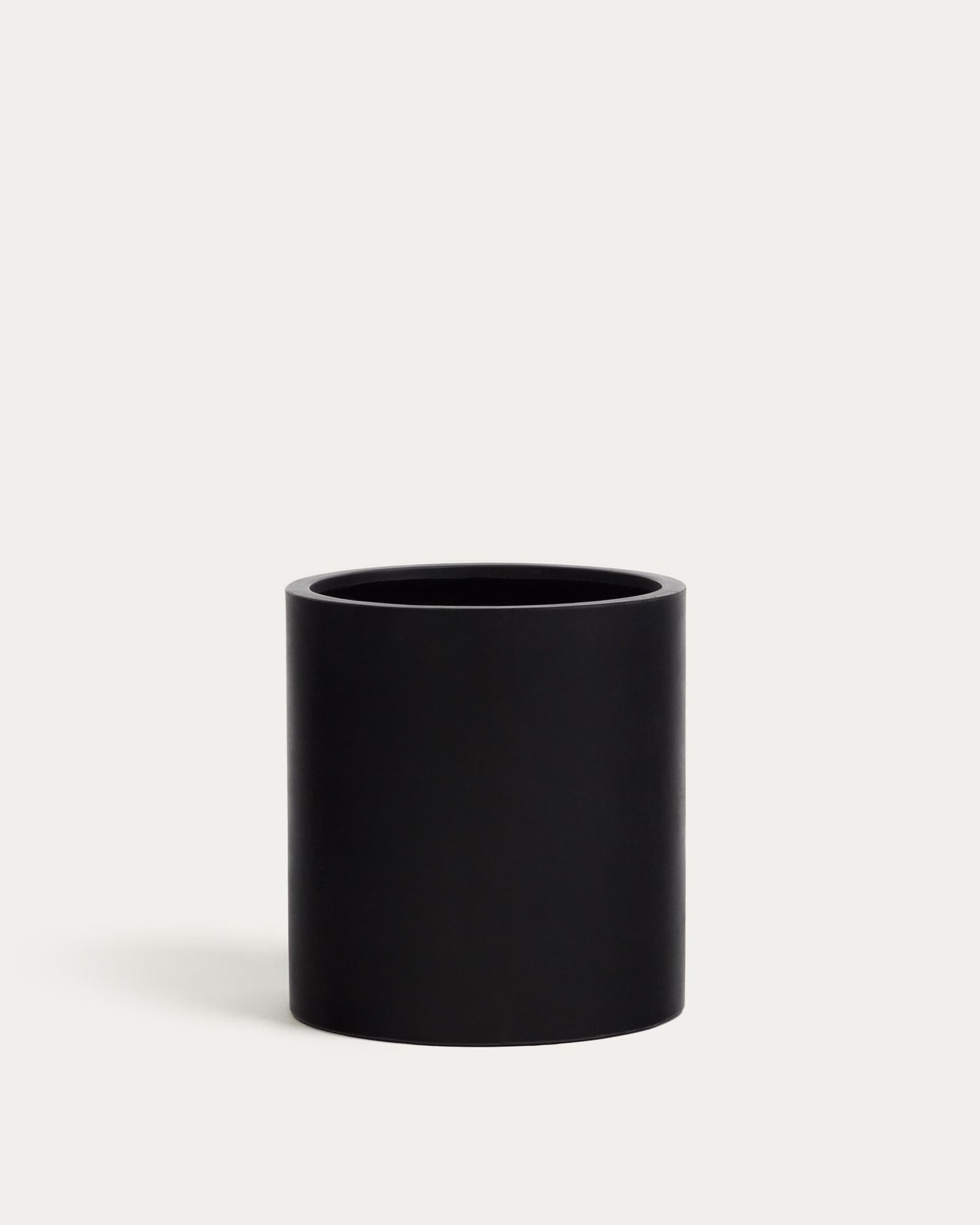 Vaso Aiguablava in cemento nero Ø 52 cm