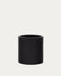 Vaso Aiguablava in cemento nero Ø 52 cm