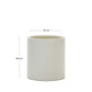 Vaso Aiguablava in cemento bianco Ø 52 cm