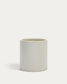 Vaso Aiguablava in cemento bianco Ø 52 cm