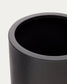 Vaso Aiguablava in cemento nero Ø 42 cm