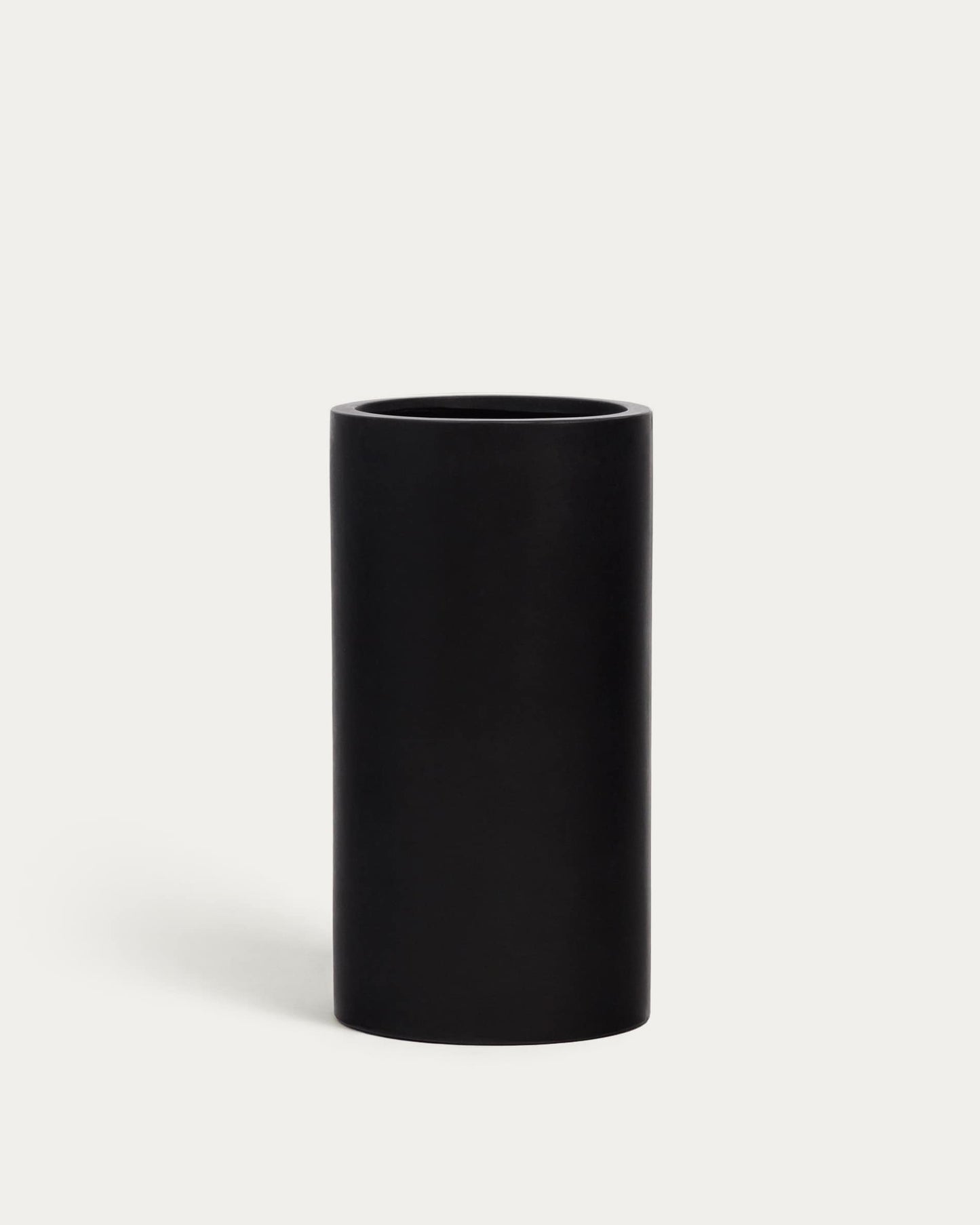 Vaso Aiguablava in cemento nero Ø 42 cm