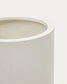 Vaso Aiguablava in cemento bianco Ø 42 cm