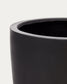 Vaso Aiguablava in cemento nero Ø 56 cm