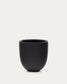 Vaso Aiguablava in cemento nero Ø 56 cm