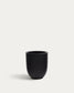 Vaso Aiguablava in cemento nero Ø 39 cm