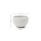 Vaso Grau in cemento bianco Ø 56 cm