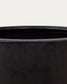 Vaso Aiguablava in cemento nero Ø 75 cm