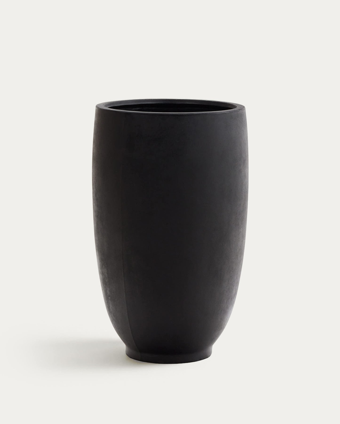 Vaso Aiguablava in cemento nero Ø 75 cm
