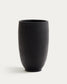 Vaso Aiguablava in cemento nero Ø 75 cm