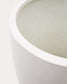 Vaso Aiguablava in cemento bianco Ø 75 cm
