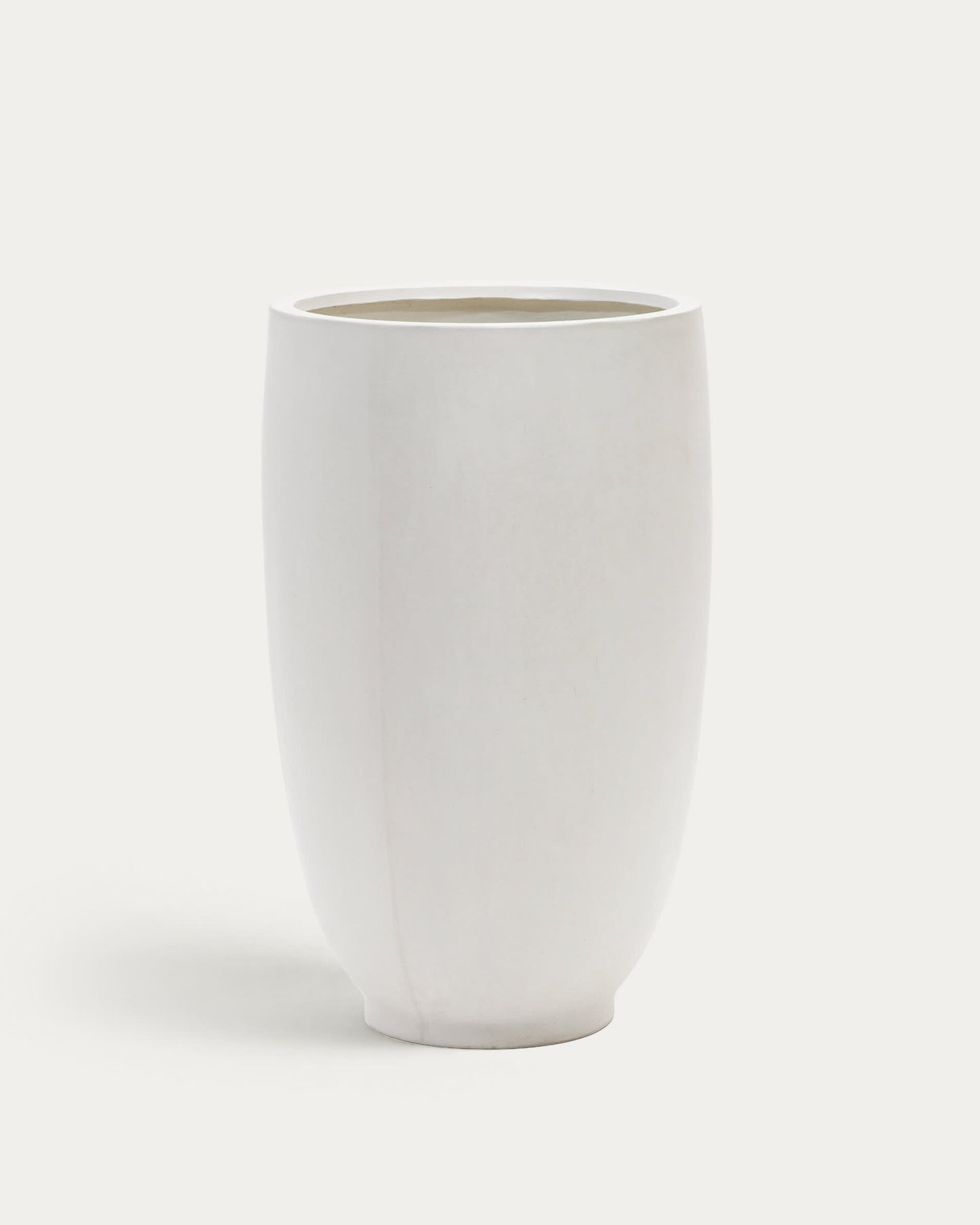 Vaso Aiguablava in cemento bianco Ø 75 cm